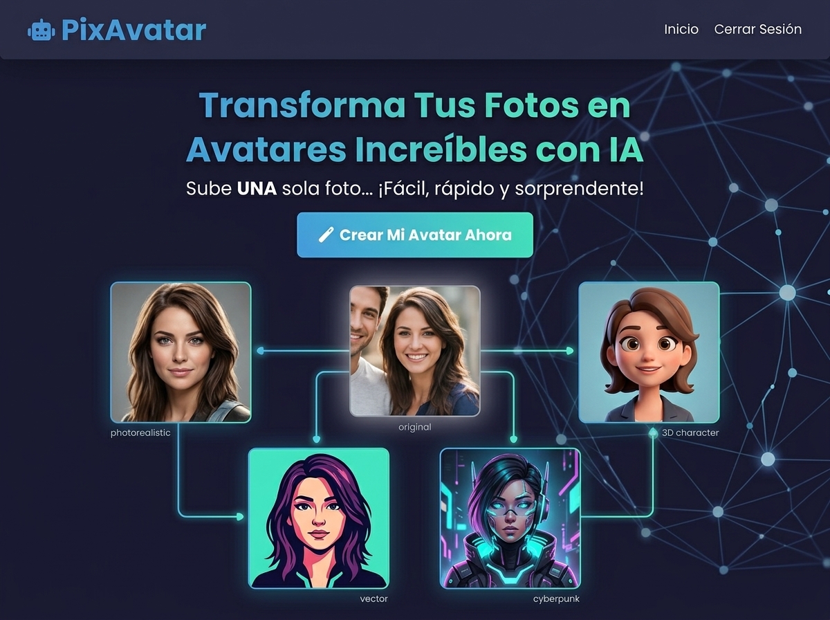 Pix Avatar - Crea tu Avatar digital con IA